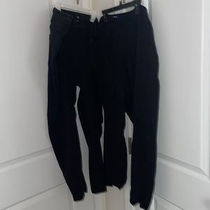 Terra&Sky Jeggings and Old Navy Drawstring Pants Both Black EUC